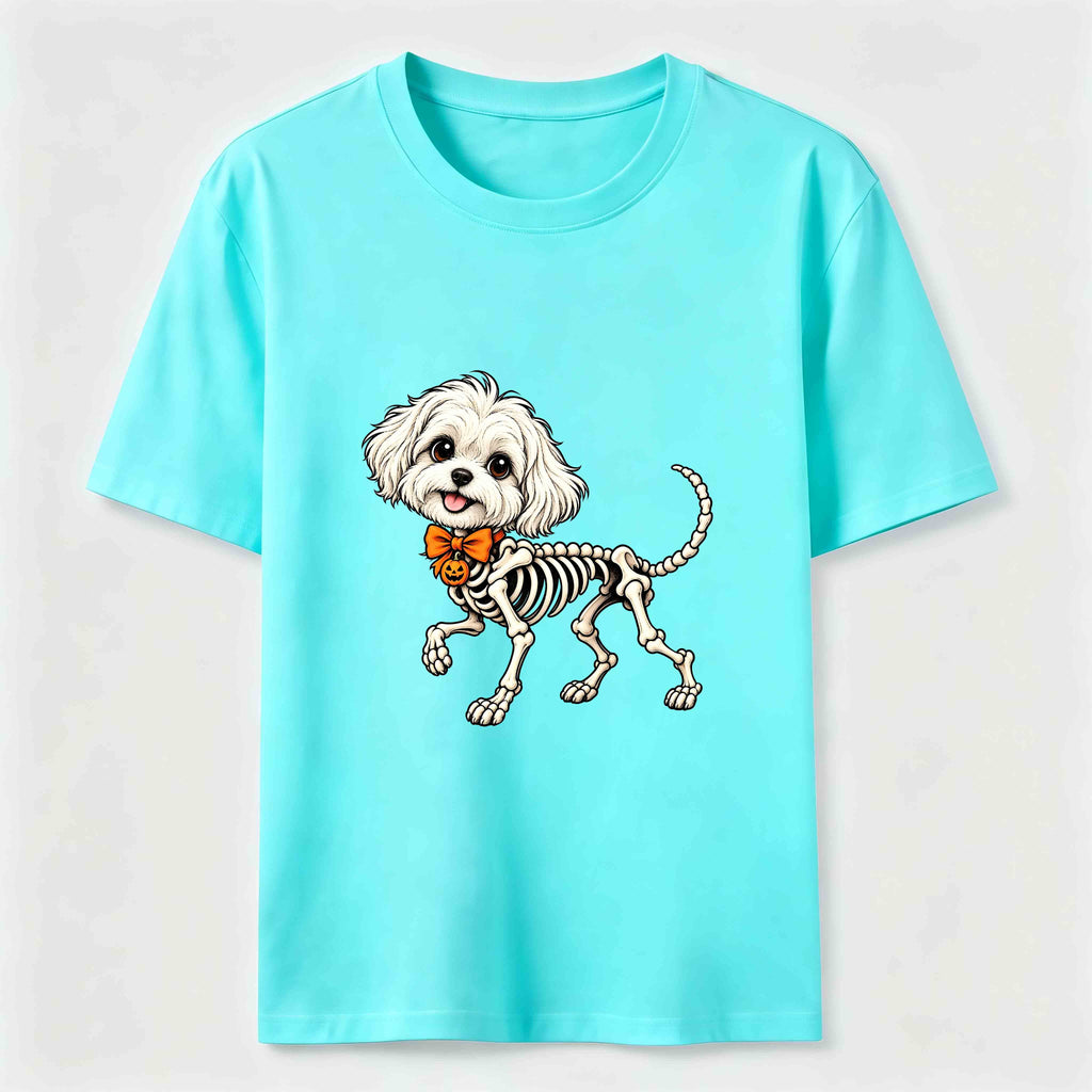 Halloween Skeleton Dog Classic T-Shirt
