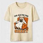 Halloween dog lounging on the sofa Classic T-Shirt