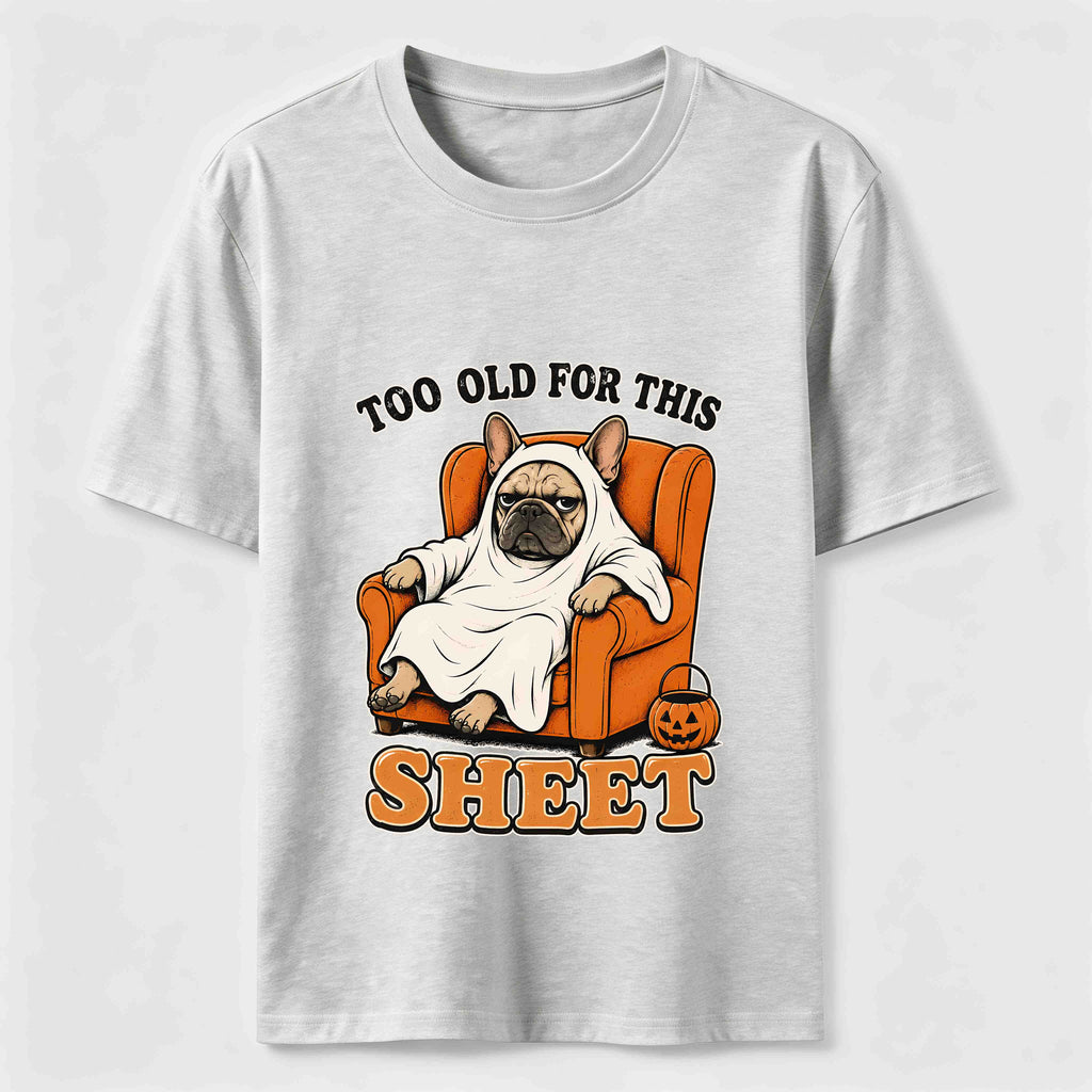 Halloween dog lounging on the sofa Classic T-Shirt