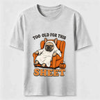 Halloween dog lounging on the sofa Classic T-Shirt