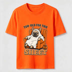 Halloween dog lounging on the sofa Classic T-Shirt