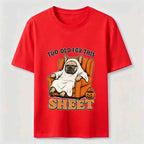 Halloween dog lounging on the sofa Classic T-Shirt