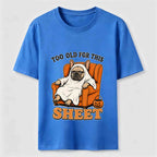 Halloween dog lounging on the sofa Classic T-Shirt