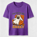 Halloween dog lounging on the sofa Classic T-Shirt