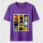 A Halloween Ensemble of Cute Pets and Ghosts Classic T-Shirt