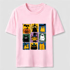 A Halloween Ensemble of Cute Pets and Ghosts Classic T-Shirt