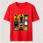 A Halloween Ensemble of Cute Pets and Ghosts Classic T-Shirt