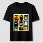 A Halloween Ensemble of Cute Pets and Ghosts Classic T-Shirt