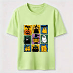 A Halloween Ensemble of Cute Pets and Ghosts Classic T-Shirt