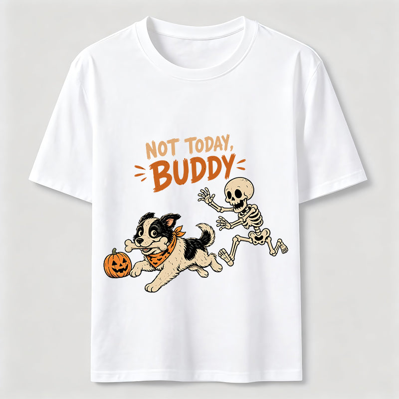 Halloween Bone Stealing Border Collie Classic T-Shirt