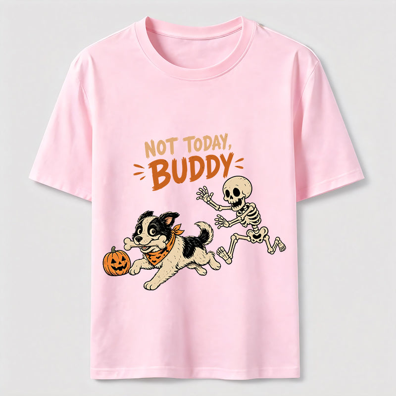 Halloween Bone Stealing Border Collie Classic T-Shirt