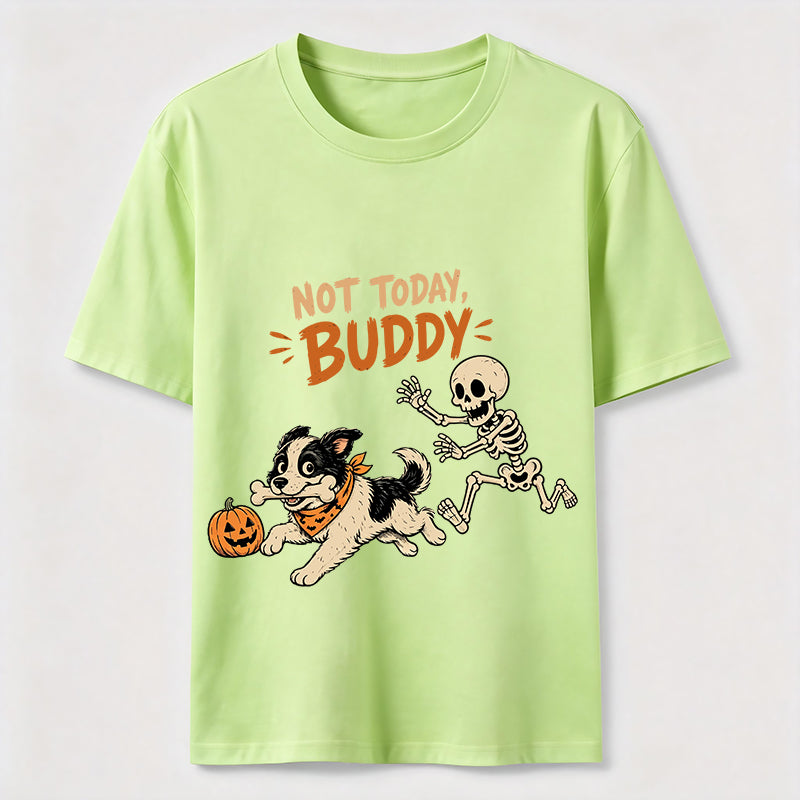 Halloween Bone Stealing Border Collie Classic T-Shirt