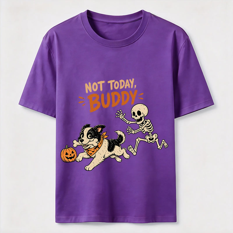 Halloween Bone Stealing Border Collie Classic T-Shirt