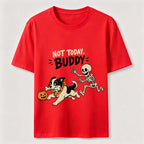 Halloween Bone Stealing Border Collie Classic T-Shirt