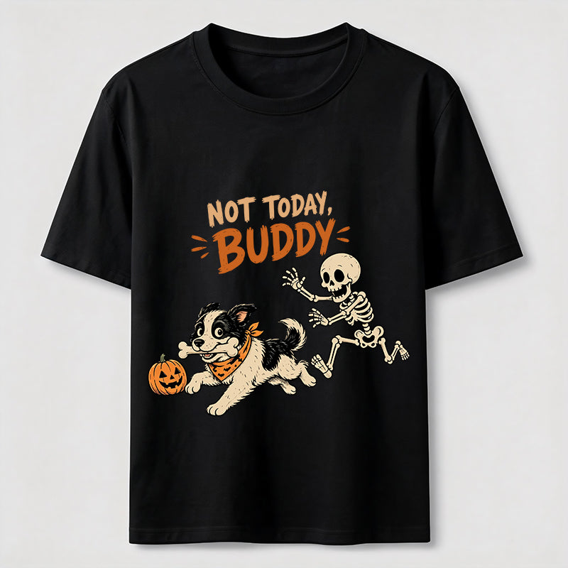 Halloween Bone Stealing Border Collie Classic T-Shirt