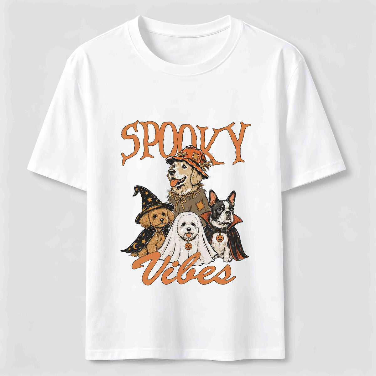 Halloween Four Dogs Party Classic T-Shirt