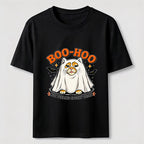 Halloween Ghost Cat Slacking Off Classic T-Shirt