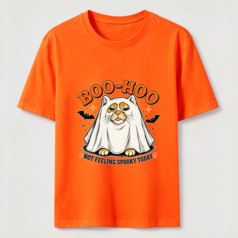 Halloween Ghost Cat Slacking Off Classic T-Shirt