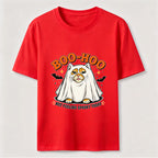 Halloween Ghost Cat Slacking Off Classic T-Shirt