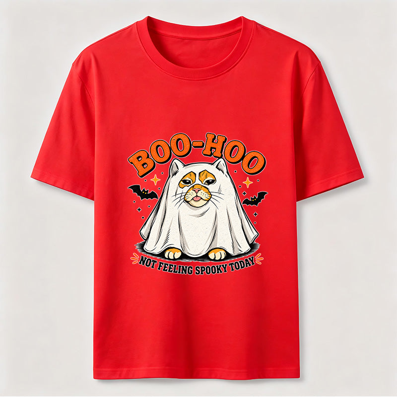 Halloween Ghost Cat Slacking Off Classic T-Shirt
