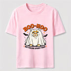 Halloween Ghost Cat Slacking Off Classic T-Shirt