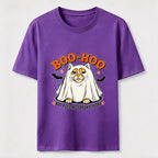 Halloween Ghost Cat Slacking Off Classic T-Shirt