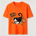 Halloween Broomstick Cat Classic T-Shirt