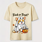 Mischievous Halloween Corgi Classic T-Shirt