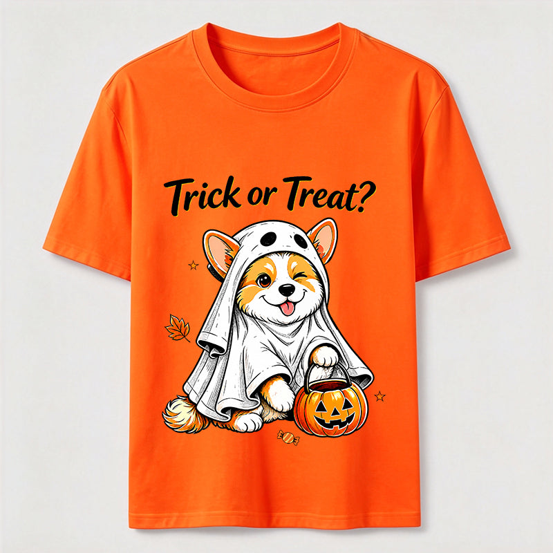 Mischievous Halloween Corgi Classic T-Shirt