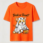 Mischievous Halloween Corgi Classic T-Shirt