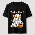 Mischievous Halloween Corgi Classic T-Shirt
