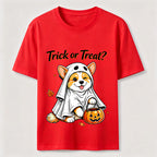 Mischievous Halloween Corgi Classic T-Shirt