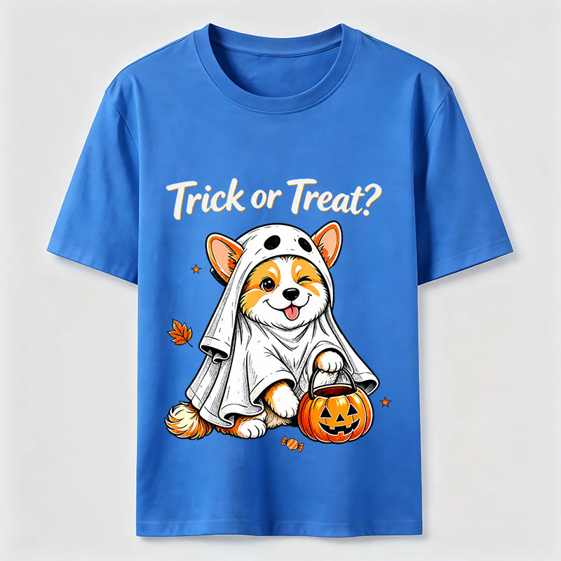 Mischievous Halloween Corgi Classic T-Shirt