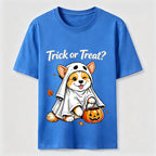 Mischievous Halloween Corgi Classic T-Shirt