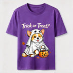 Mischievous Halloween Corgi Classic T-Shirt