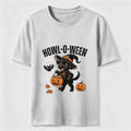 A dog trick-or-treating for candy on Halloween Classic T-Shirt