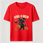 A dog trick-or-treating for candy on Halloween Classic T-Shirt