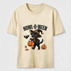 A dog trick-or-treating for candy on Halloween Classic T-Shirt