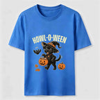 A dog trick-or-treating for candy on Halloween Classic T-Shirt