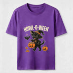 A dog trick-or-treating for candy on Halloween Classic T-Shirt
