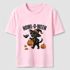 A dog trick-or-treating for candy on Halloween Classic T-Shirt