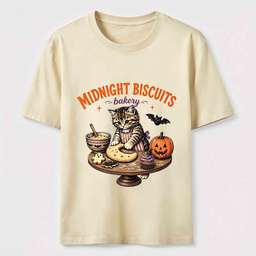 Making Halloween Cat Cookies Classic T-Shirt