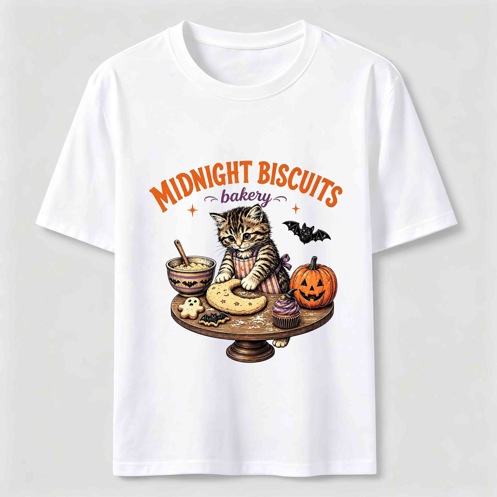Making Halloween Cat Cookies Classic T-Shirt