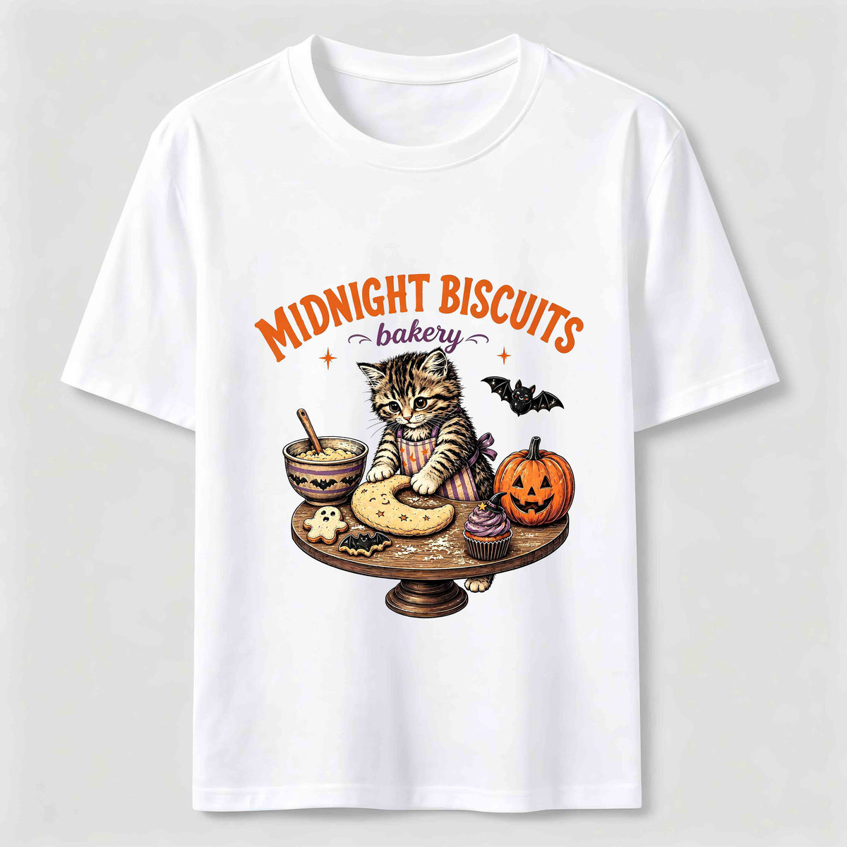 Making Halloween Cat Cookies Classic T-Shirt