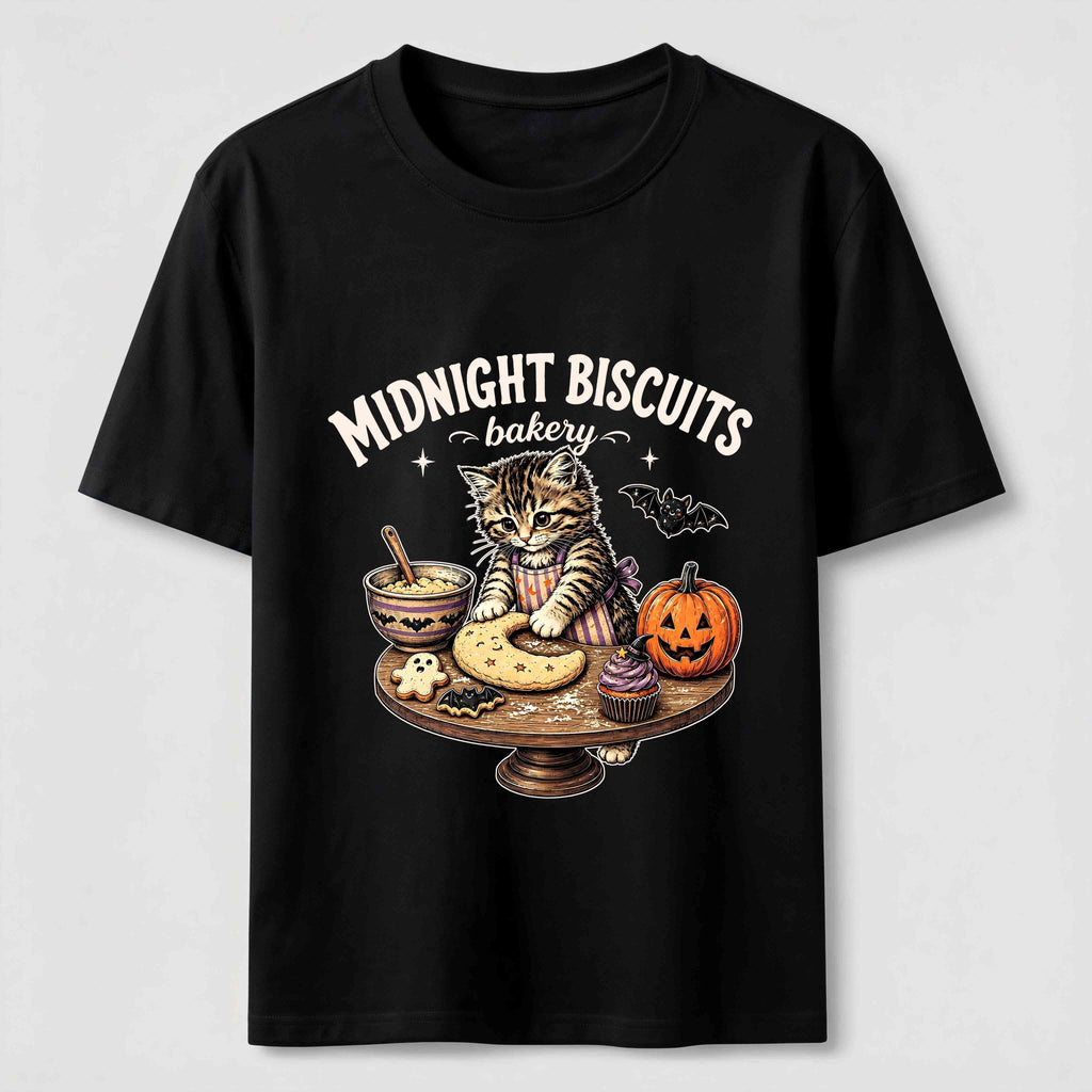 Making Halloween Cat Cookies Classic T-Shirt