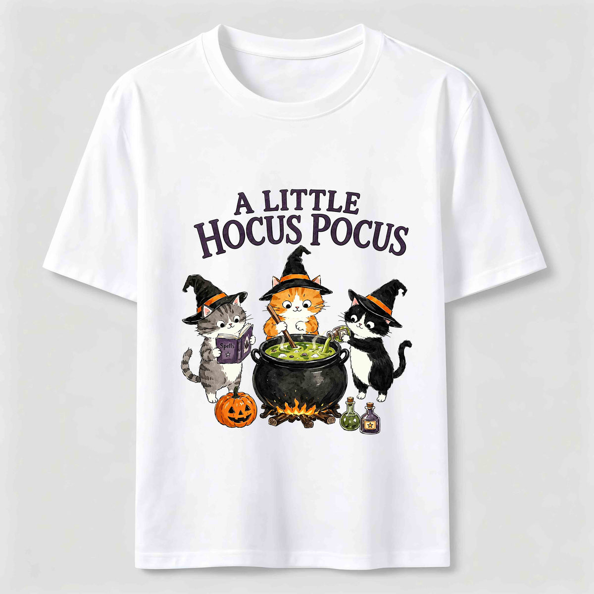 Halloween Witch Cat Classic T-Shirt