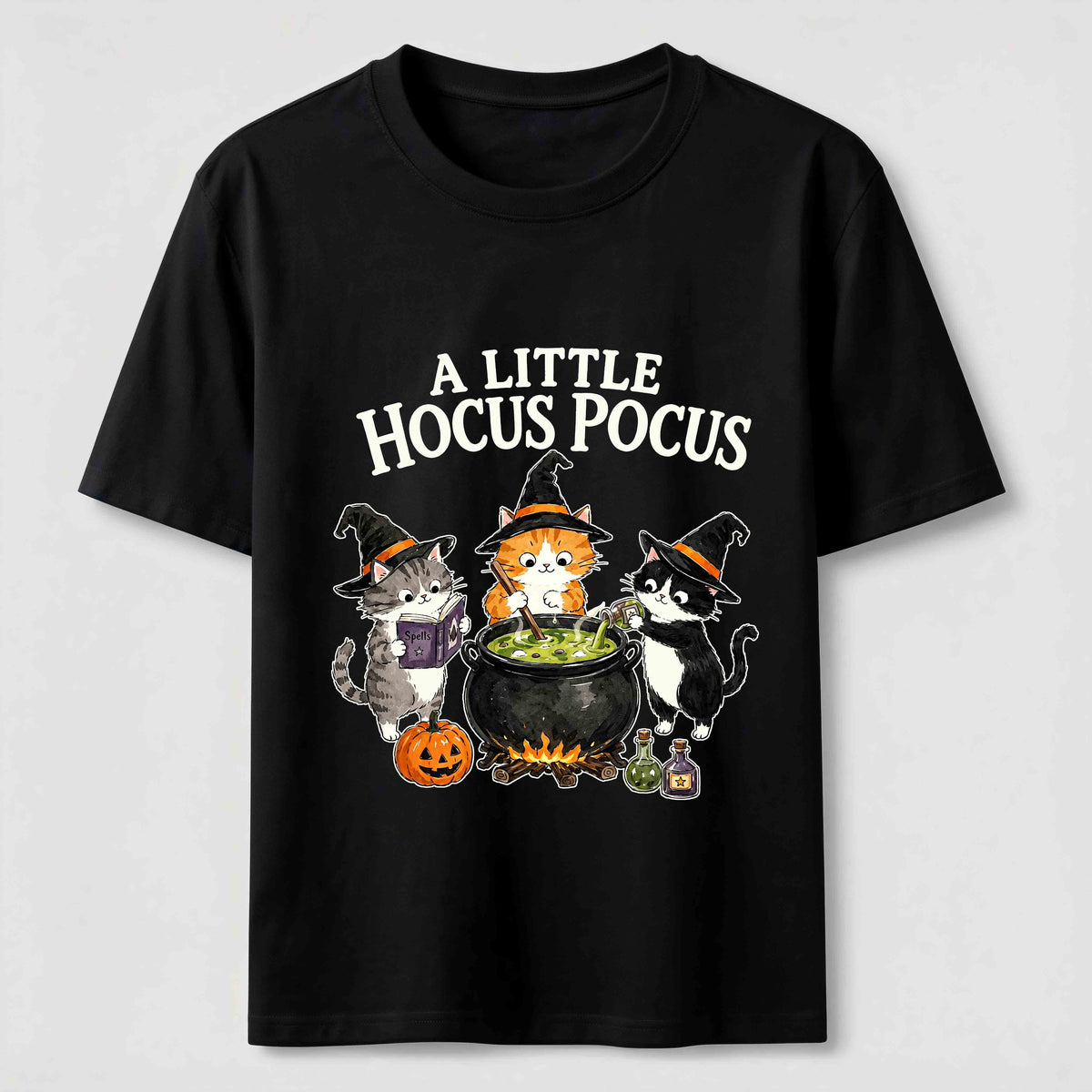 Halloween Witch Cat Classic T-Shirt