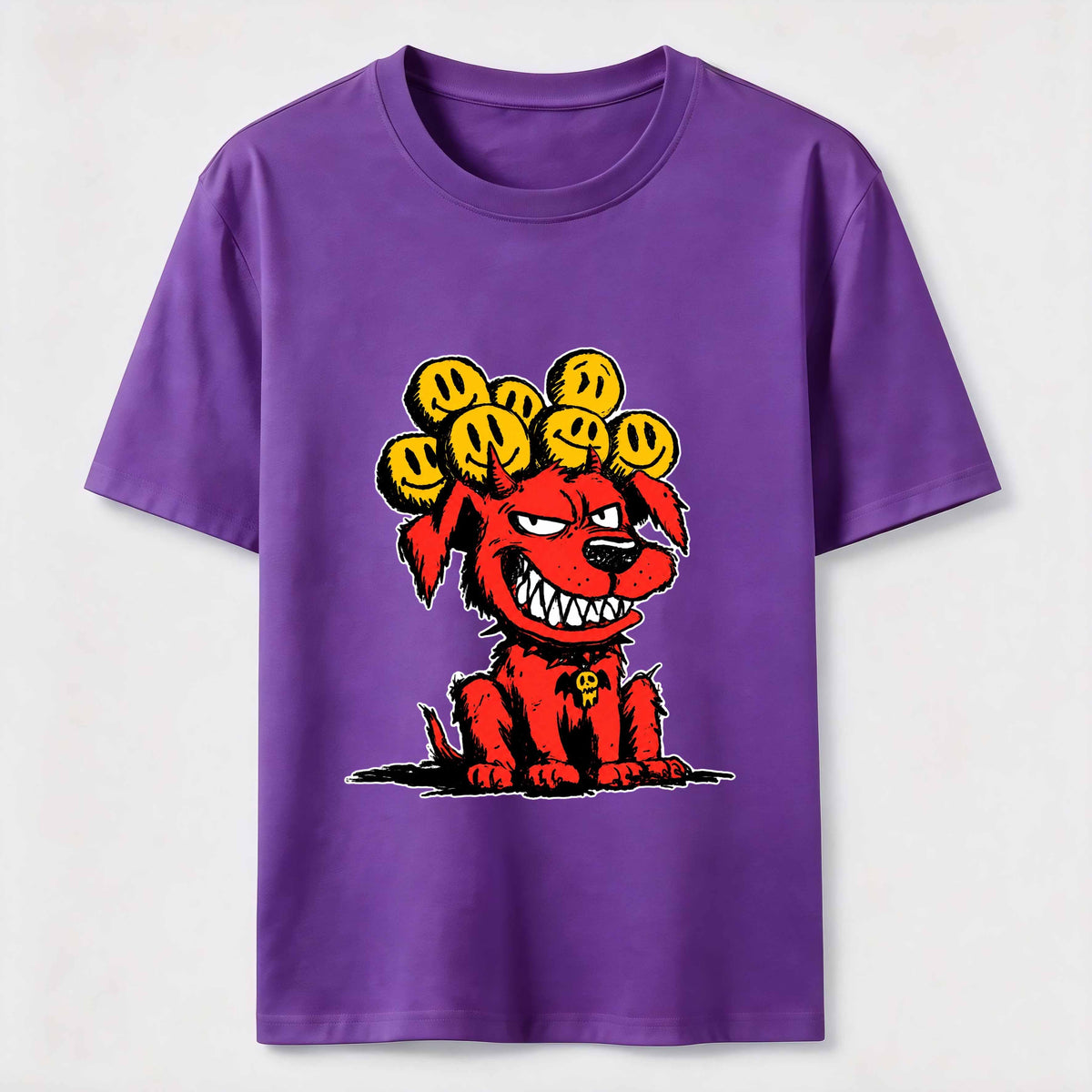 Halloween snarling demon dog Classic T-Shirt