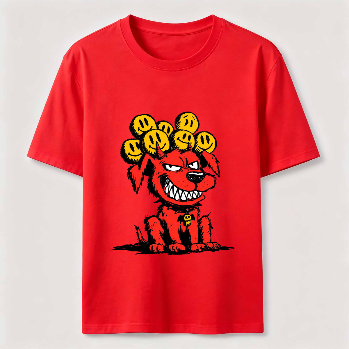 Halloween snarling demon dog Classic T-Shirt
