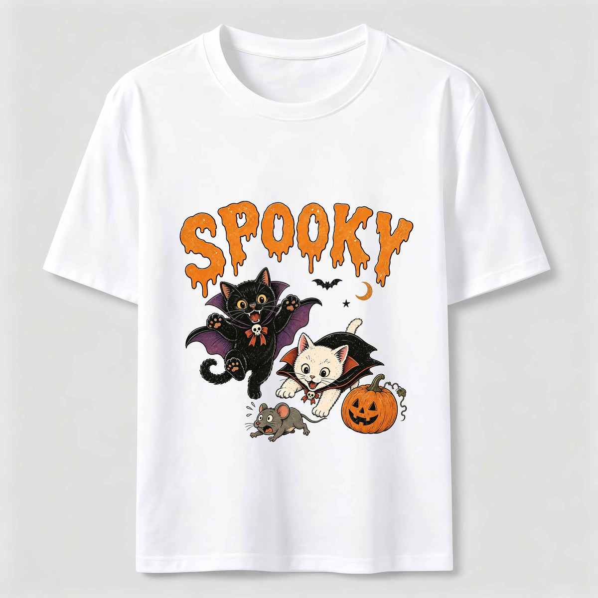 Halloween Spooky Cat Classic T-Shirt